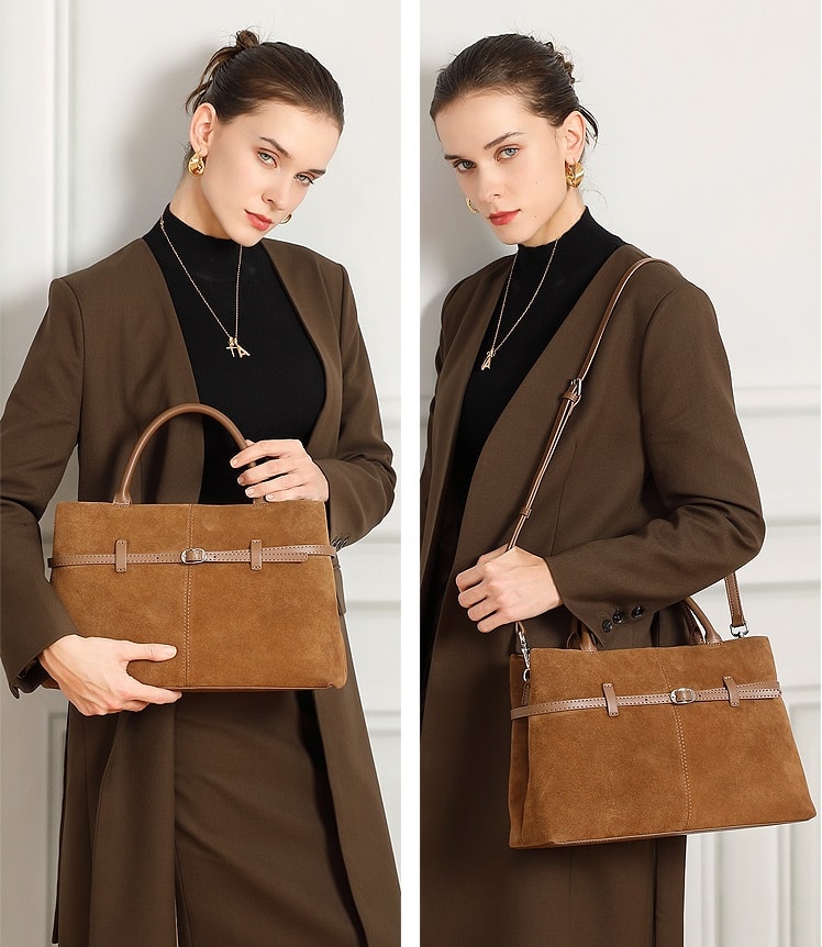 Handcrafted Premium Leather Handbag - Elova Bags Collection