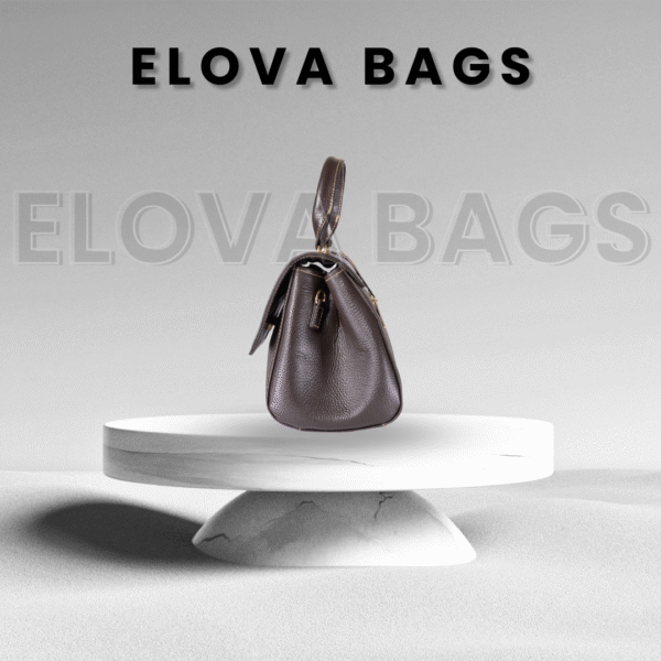 Elova Designer 100% Cow Leather Brown Purse