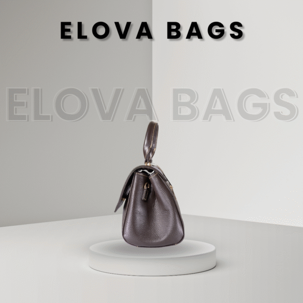 Elova Designer 100% Cow Leather Brown Purse