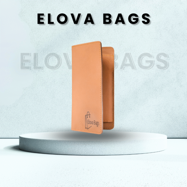 Light Brown Cow Leather Clutch Wallet