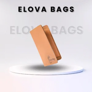 Light Brown Cow Leather Clutch Wallet
