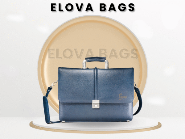 Premium 100% Cow Leather textured finish Laptop Bag