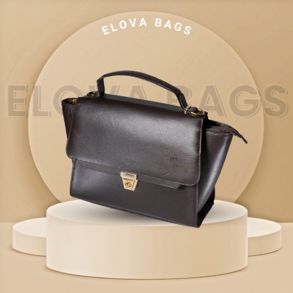 Women's Dark Brown Goat Leather Handbag