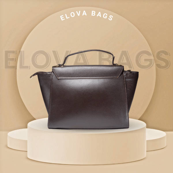 Women's Dark Brown Goat Leather Handbag