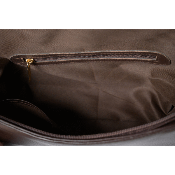 Women's Dark Brown Goat Leather Handbag