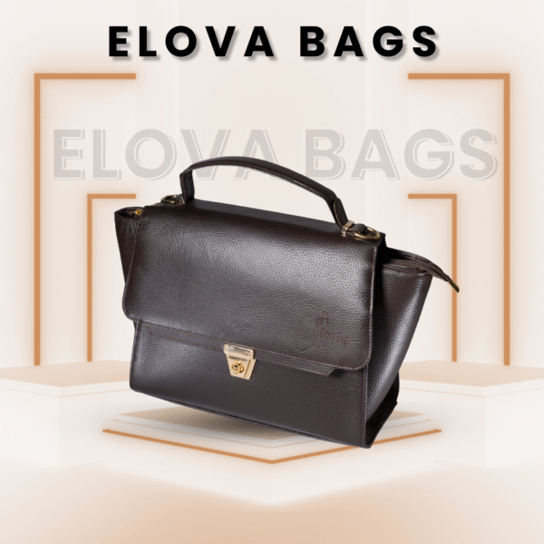 Women's Dark Brown Goat Leather Handbag