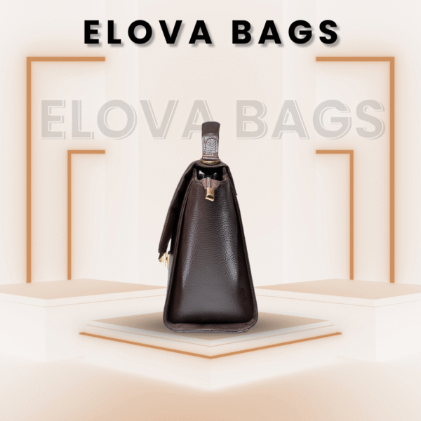 Women's Dark Brown Goat Leather Handbag