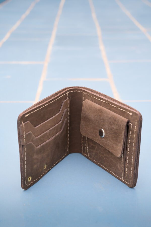 Handmade Bi fold Leather Wallet for Men